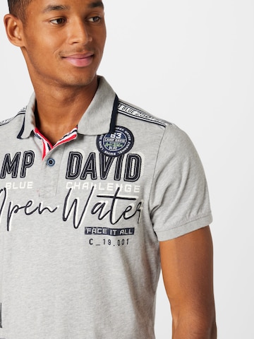 CAMP DAVID Shirt 'Ocean´s Seven I' in Grijs