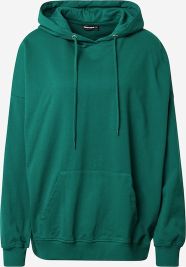 Tally Weijl Sweat-shirt en vert foncé / blanc, Vue avec produit