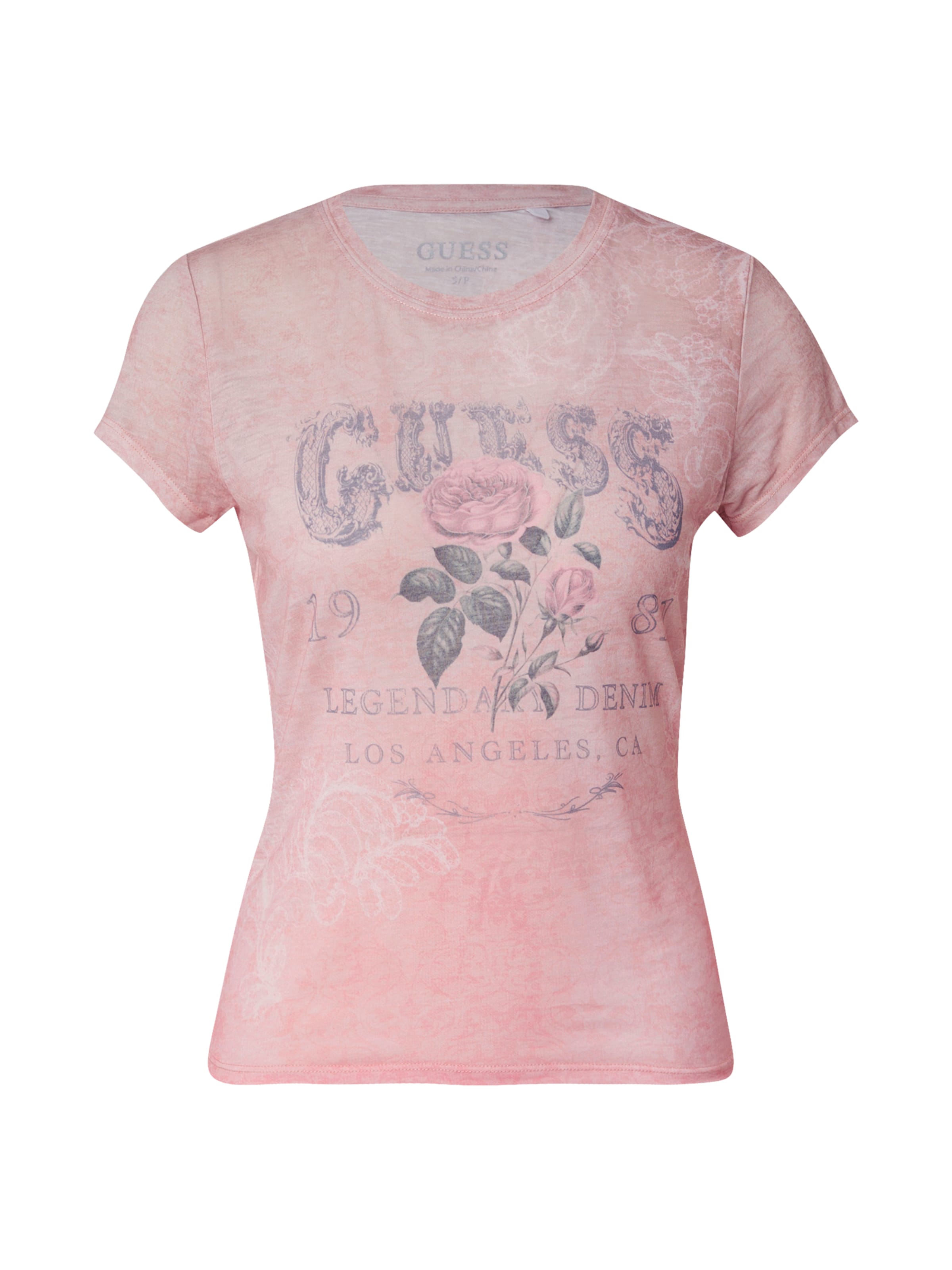 Maglietta di GUESS in rosa: frontale