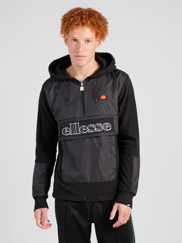 ELLESSE - Chaqueta funcional 'Legno' en negro: frente