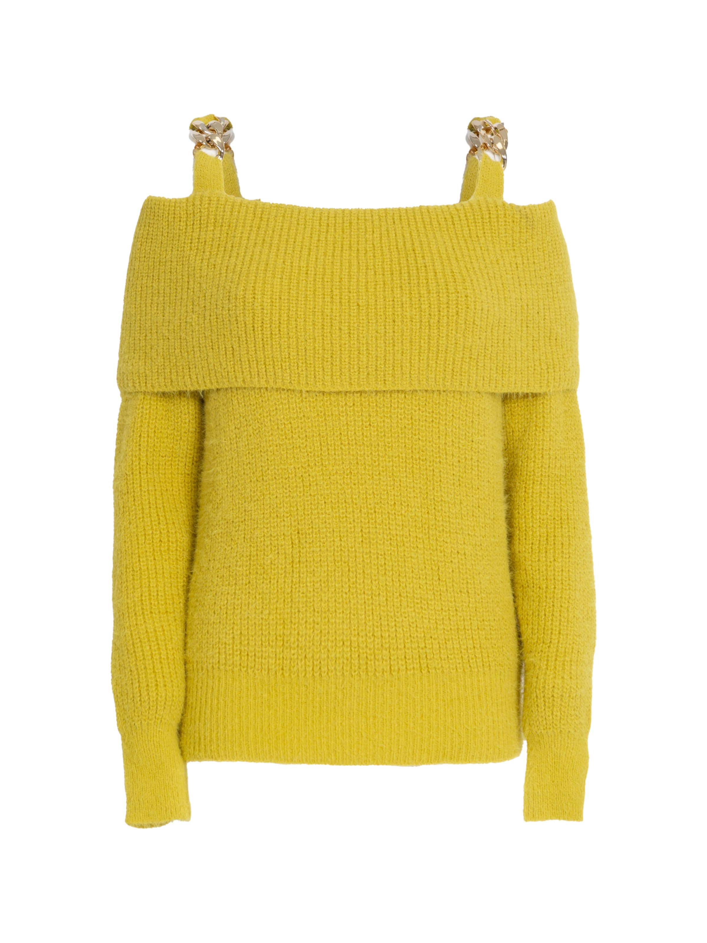 Influencer Sweater in Yellow: front