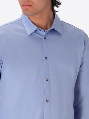 Distretto12 - Ajuste regular Camisa 'Menta' en azul