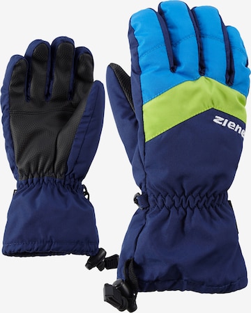 ZIENER Athletic Gloves 'Lett AS(R)' in Blue: front