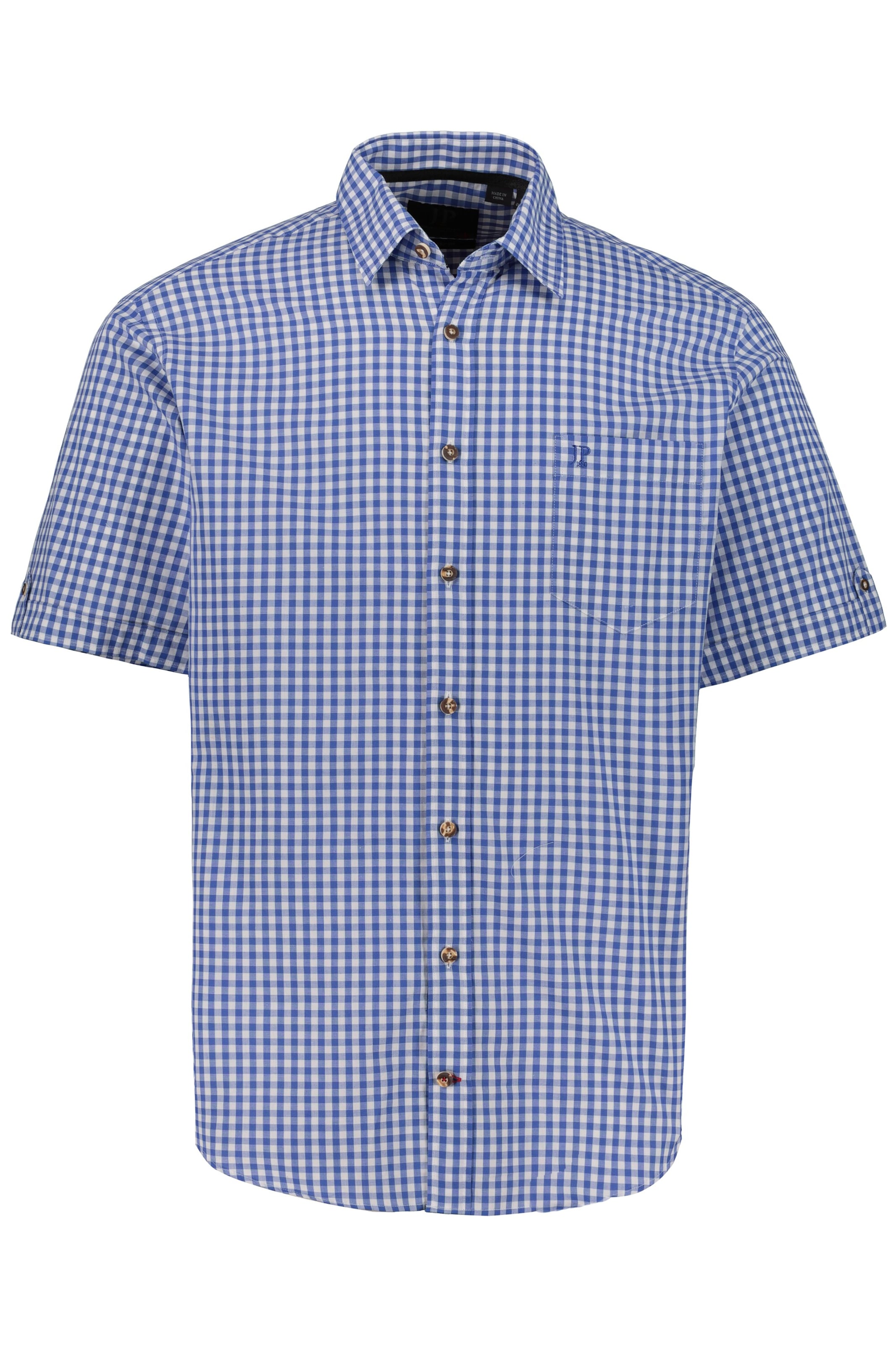 JP1880 Regular Fit Hemd in Blau: Vorderseite