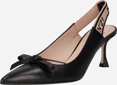 N°21 Pumps in beige / schwarz, Produktansicht