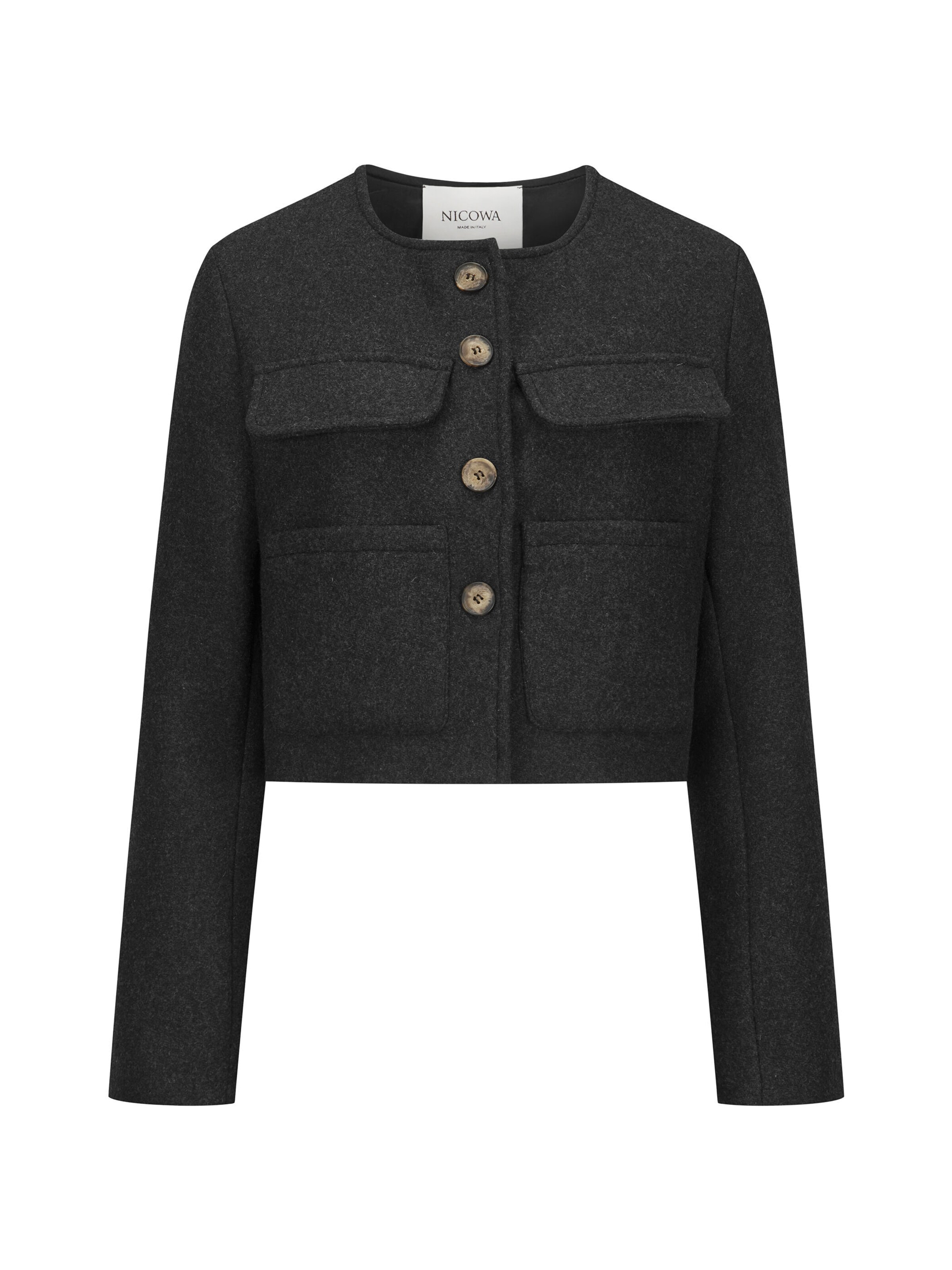 Nicowa Between-season jacket 'LANEVIA' in Grey: front