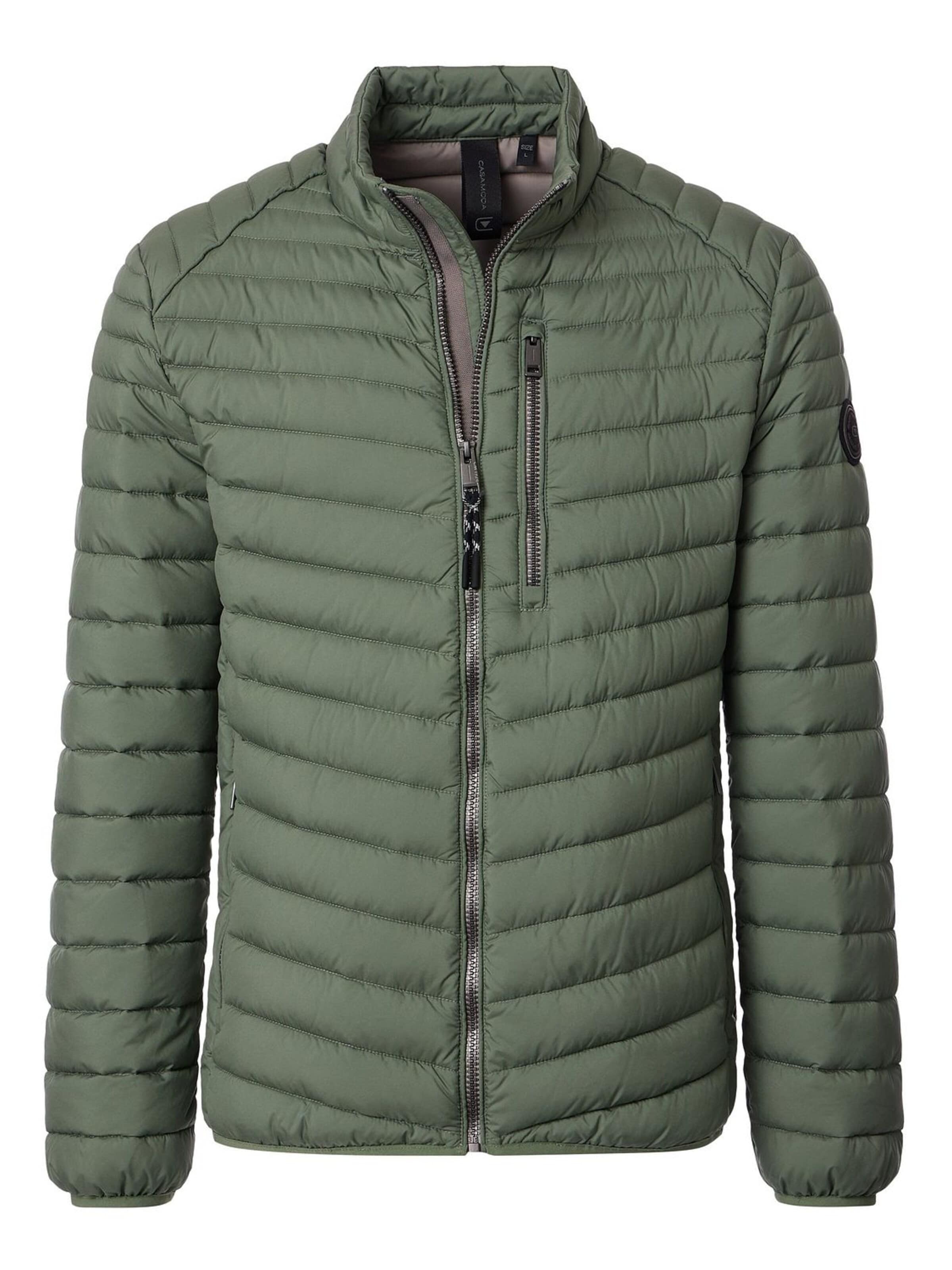 CASA MODA Winter Coat in Green: front