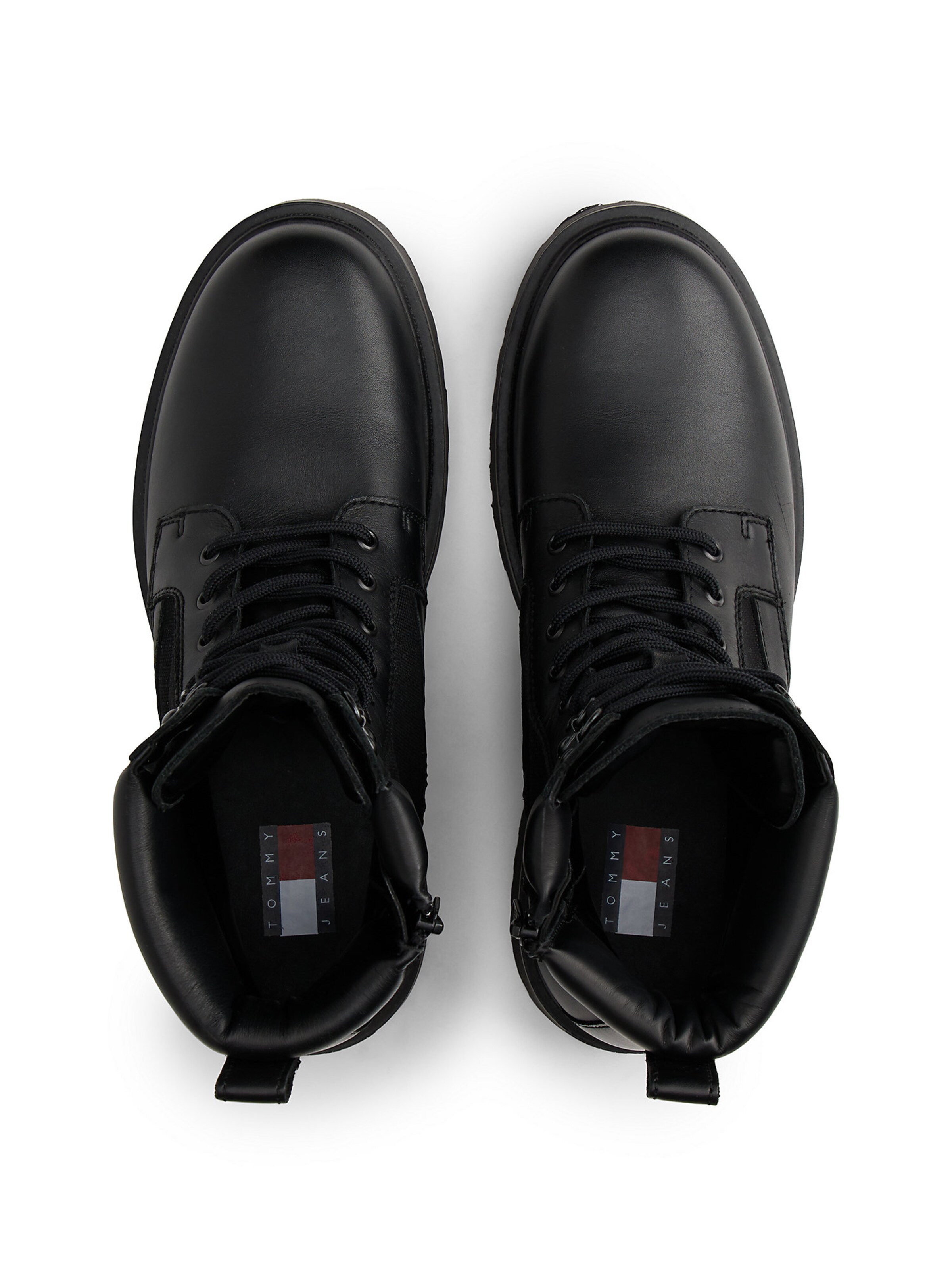 Bottes à lacets Tommy Jeans en noir