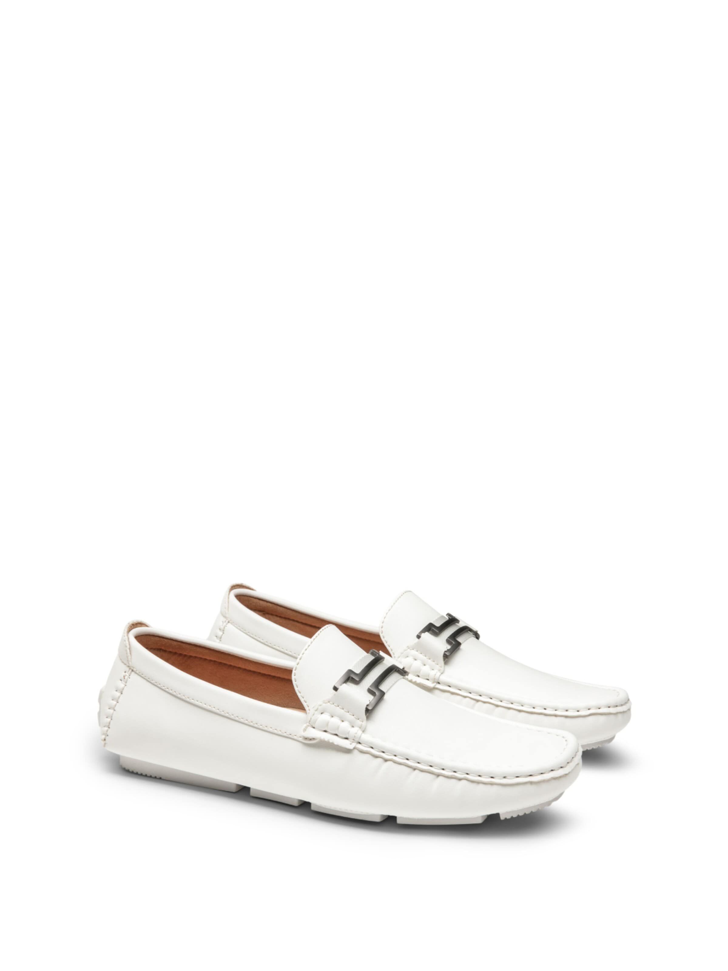 Slipper di Bruno Marc in bianco