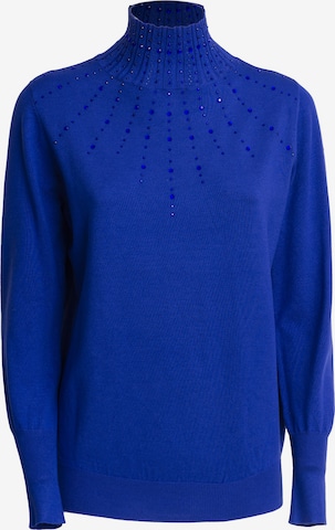 Influencer Sweater in Blue: front