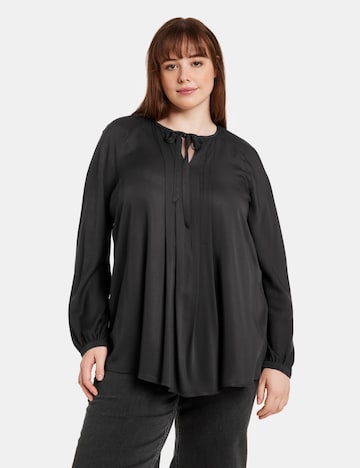 SAMOON Bluse in Schwarz