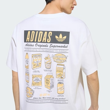T-Shirt 'Mart Poster' ADIDAS ORIGINALS en blanc