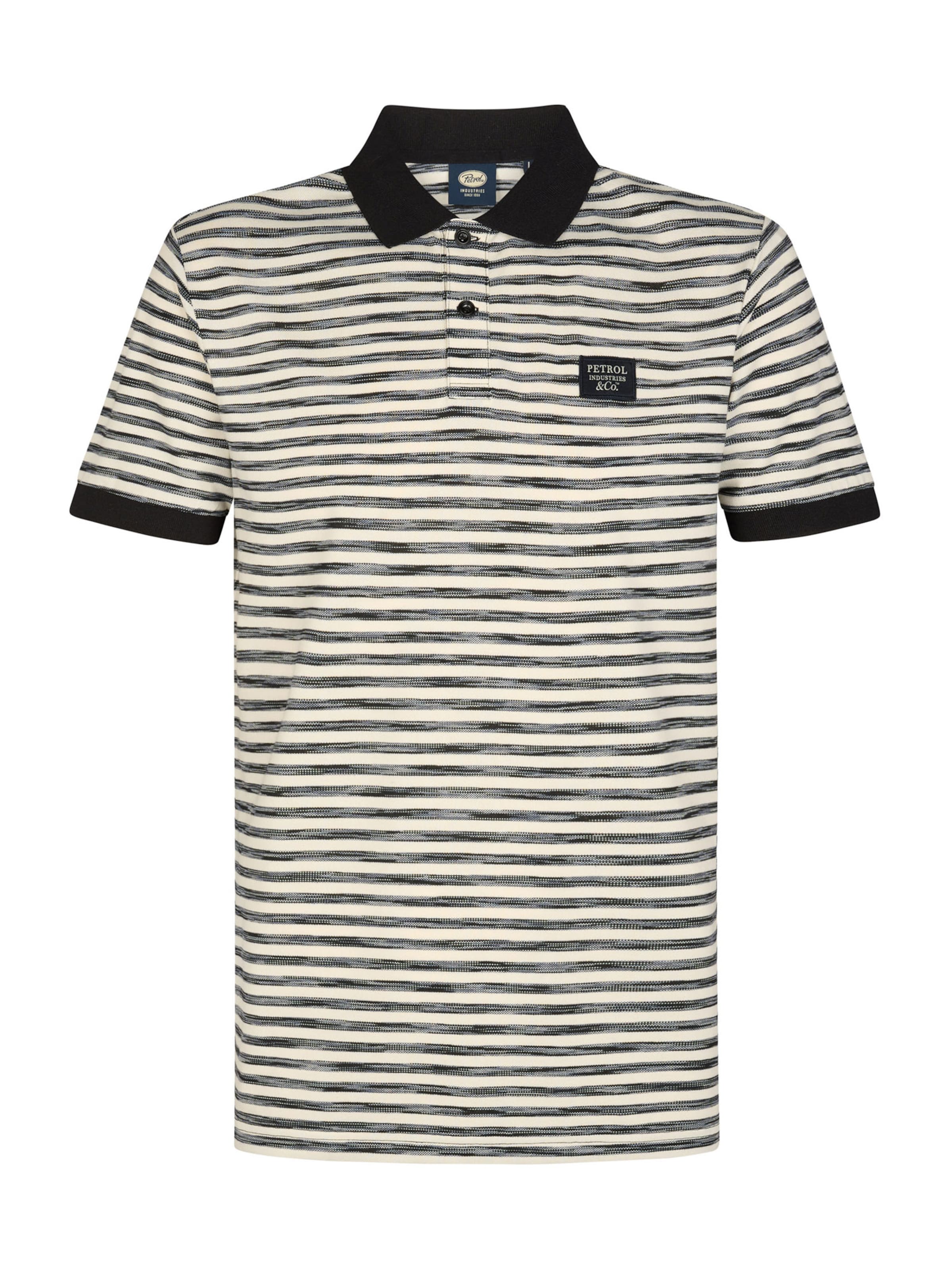 Petrol Industries Tričko – černá: přední strana