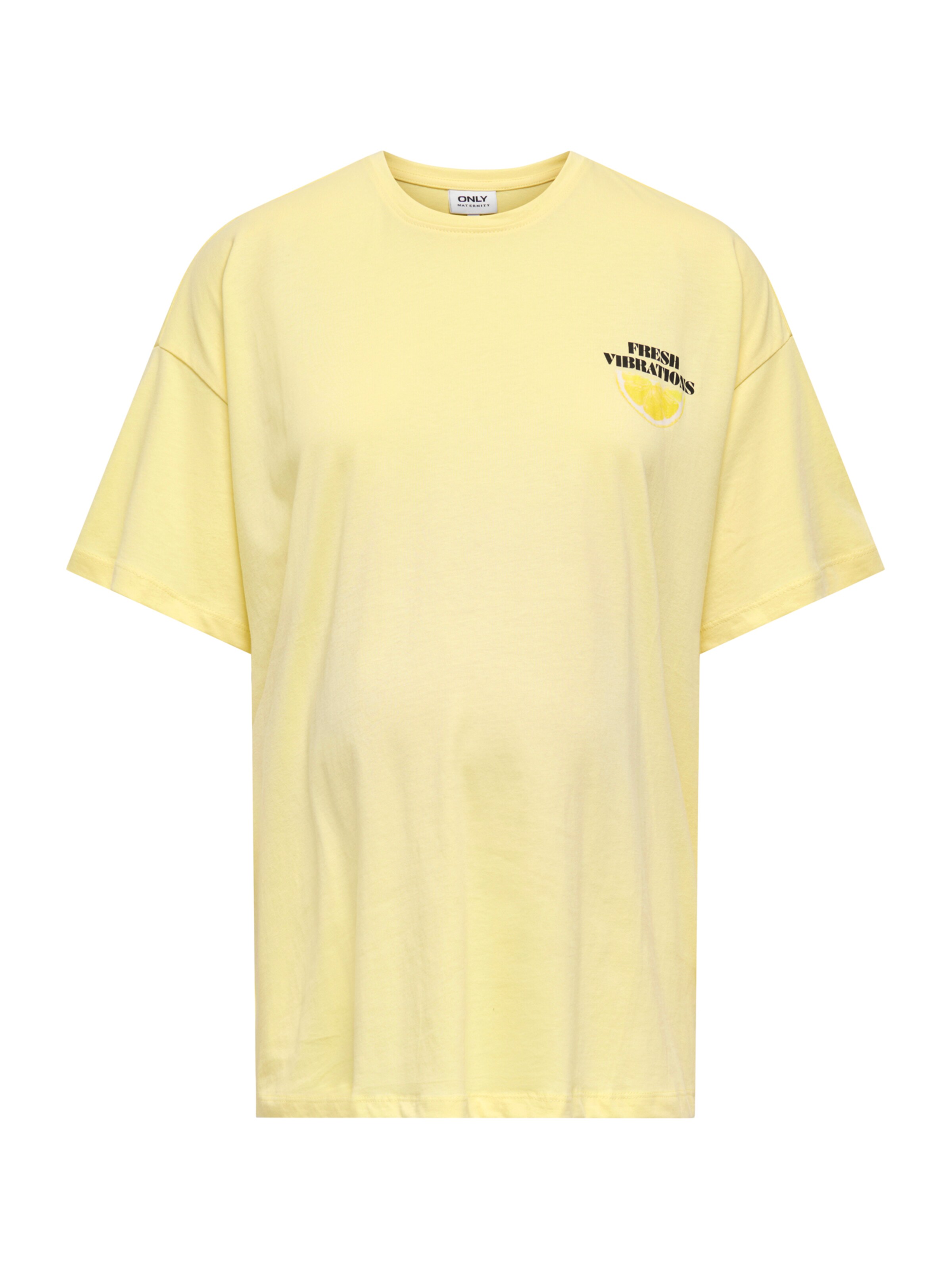 Only Maternity Koszulka w kolorze żółty