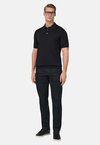 Boggi Milano Slim fit Pleated Pants in Black