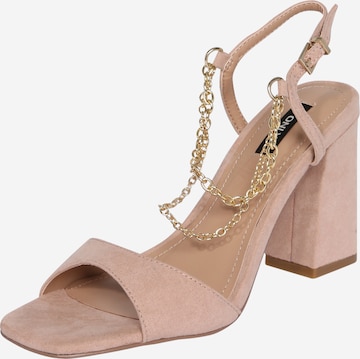 ONLY - Sandalias con hebilla 'ALYX' en beige: frente