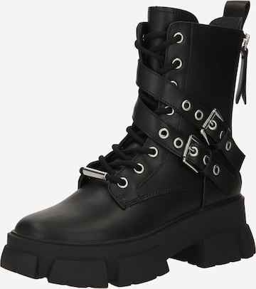 STEVE MADDEN Boots 'TRACTION' in Schwarz: predná strana