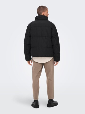 Only & Sons Winter Jacket 'Everett' in Black