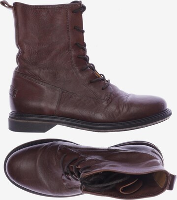 SHABBIES AMSTERDAM Dress Boots in 40 in Brown: front