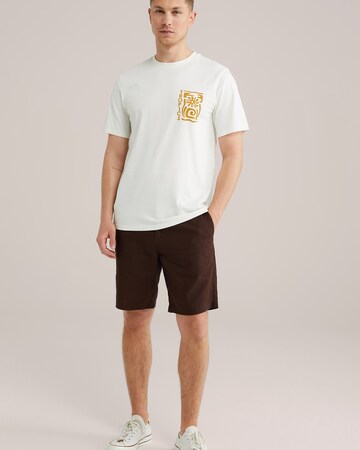 WE Fashion Свободный крой Брюки-чинос в Коричневый