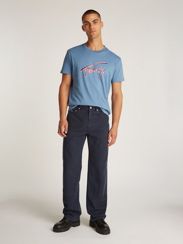 Tommy Jeans Loose fit Trousers 'JAIMIE' in Blue