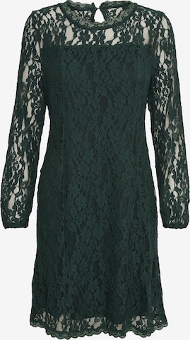 Cream Dress 'Kit' in Green: front