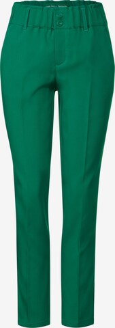 STREET ONE Pleated Pants in Green: front