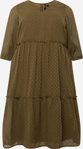 Vero Moda Curve Kleid 'Juliet' in Grün: front