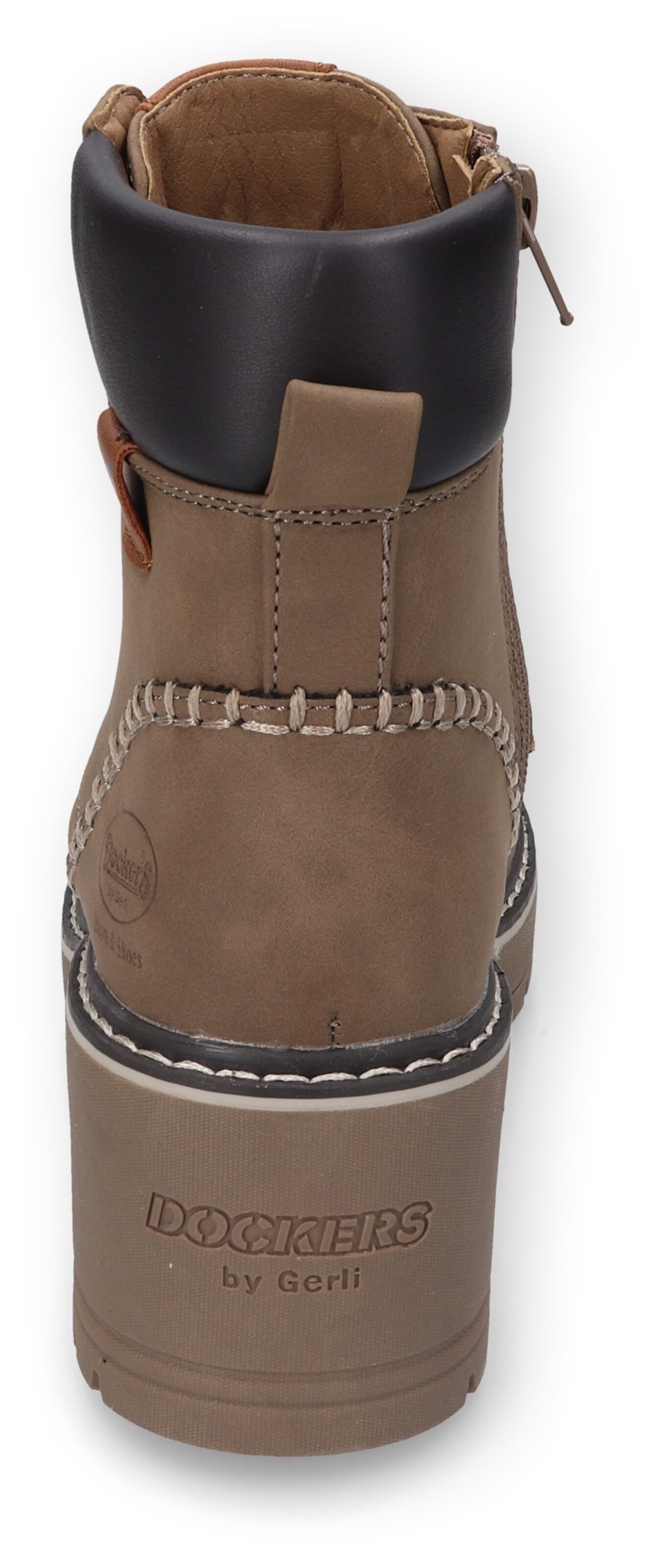 Dockers by Gerli Lace-Up Ankle Boots in Brown