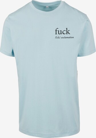 Mister Tee Tričko – modrá: přední strana