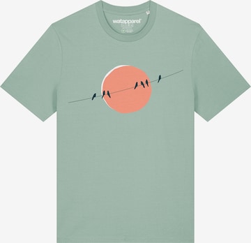 Watapparel T-Shirt 'Countryside 01' in Blau: Vorderseite