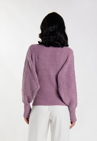 faina - Pullover 'Caneva' em roxo