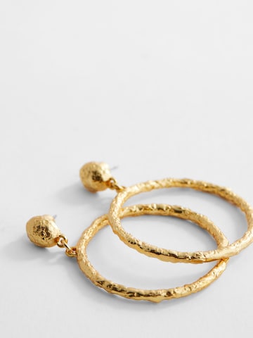 MANGO Earrings 'PHOEBE' in Gold