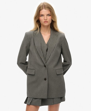 Blazer Superdry en gris : devant
