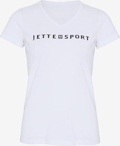 Jette Sport T-Shirt in schwarz / offwhite, Produktansicht