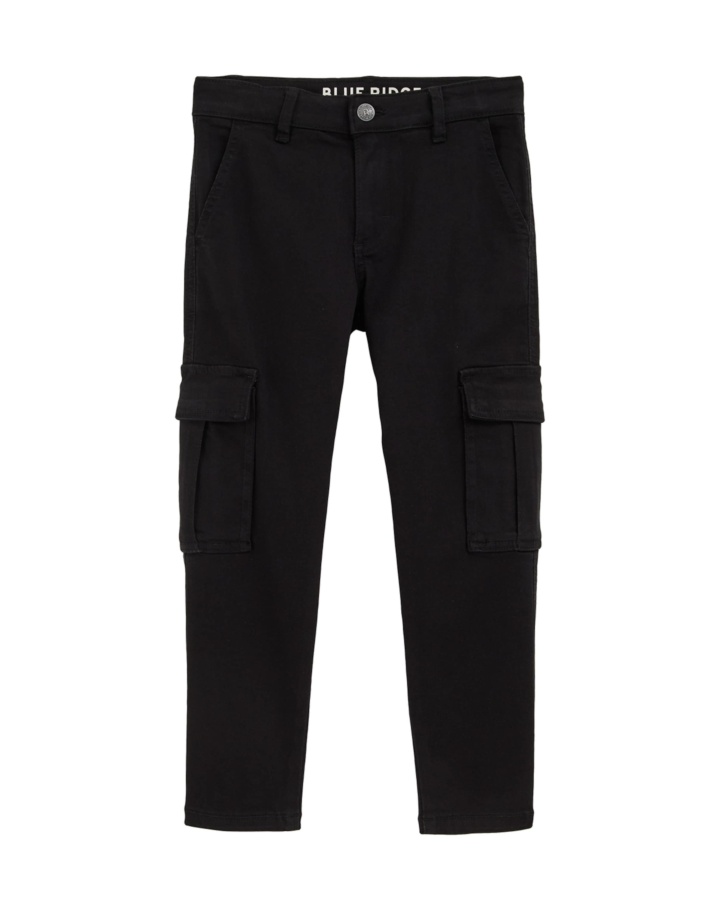 WE Fashion tavaline Püksid, värv must: eest vaates