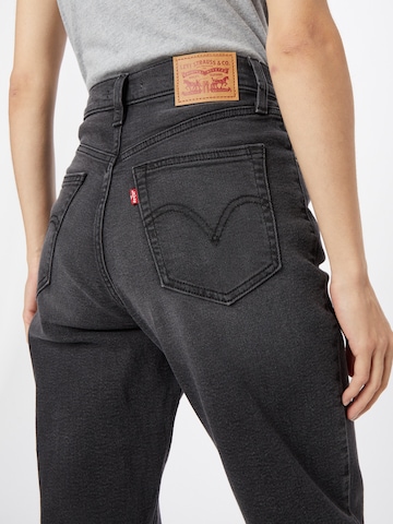 LEVI'S ® Tapered Jeans 'High Waisted Mom Jean' in Schwarz