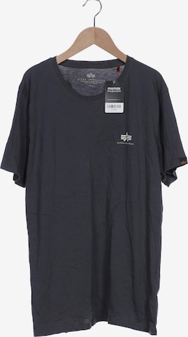 ALPHA INDUSTRIES Shirt in XXL in Grey: front