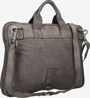 Campomaggi Document Bag 'Noce' in Grey: front