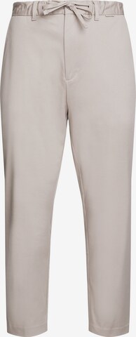 Calvin Klein Loose fit Pants in Beige: front