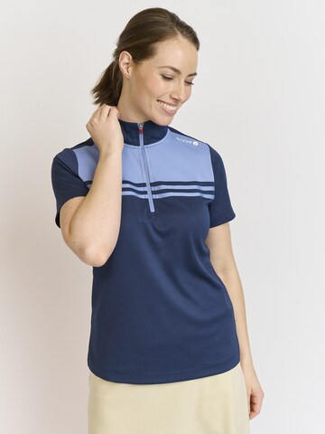 Backtee Shirt in Blau: predná strana