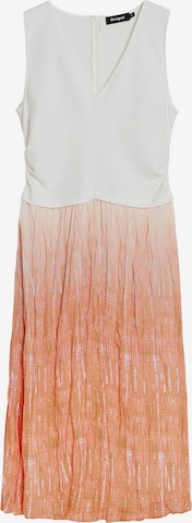 Rochie de la Desigual pe portocaliu: față