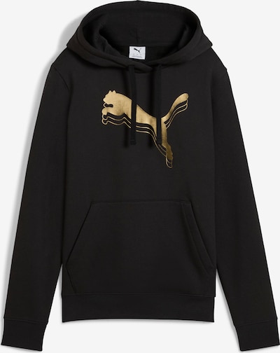 PUMA Urheilullinen collegepaita 'Ess' koossa L värissä kulta / musta, Tuotenäkymä