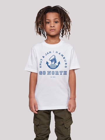 T-Shirt F4NT4STIC en blanc : devant