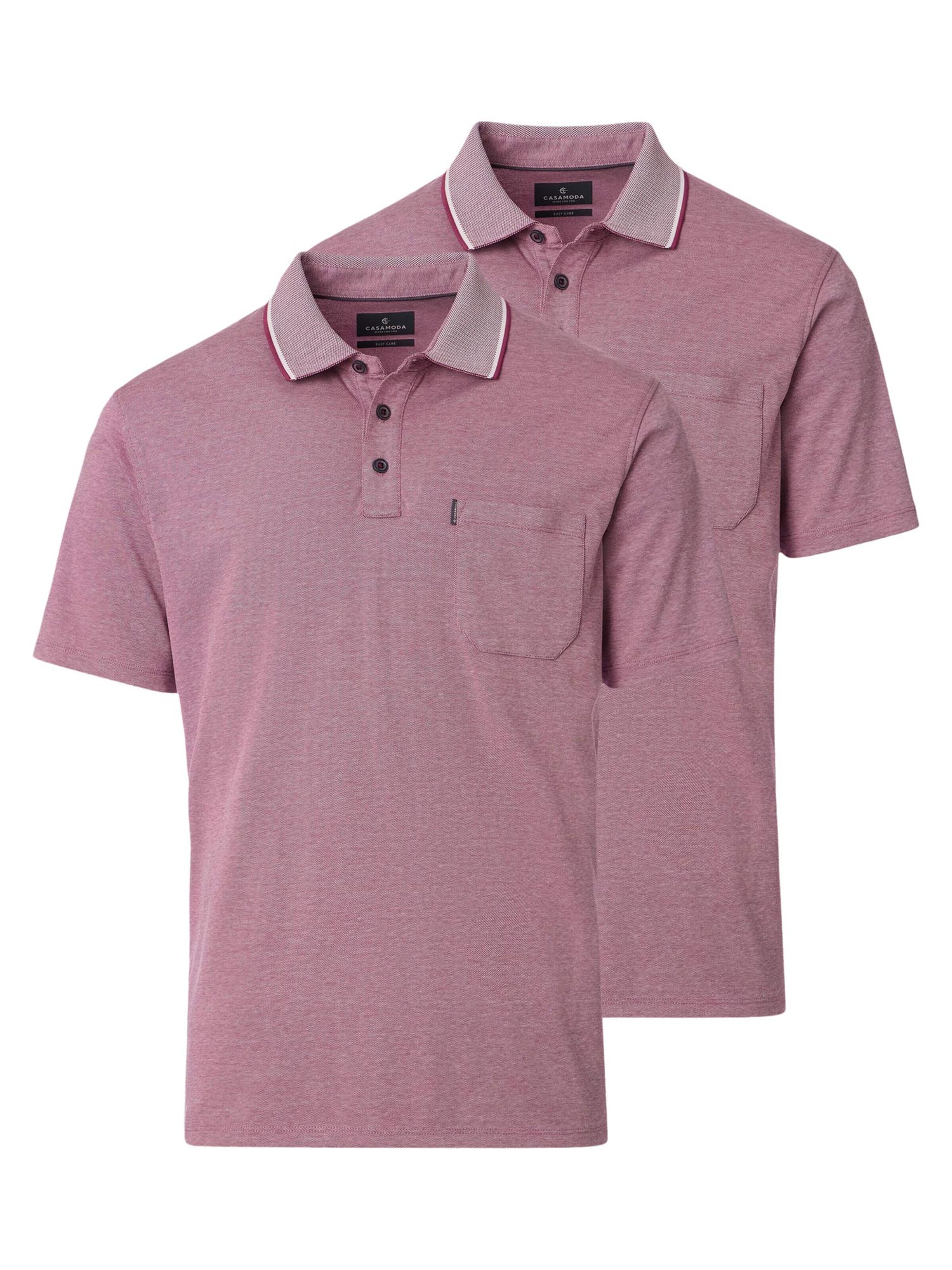 CASAMODA Shirt 'Basic' in Rood: voorkant