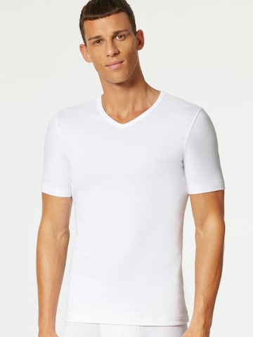 T-Shirt uncover by SCHIESSER en blanc : devant