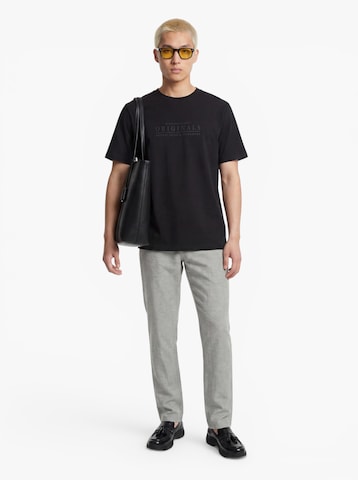 JACK & JONES Majica 'JORCATSKILLS' | črna barva
