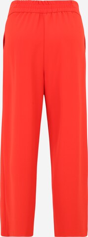 River Island Petite Wide leg Pleat-Front Pants in Red