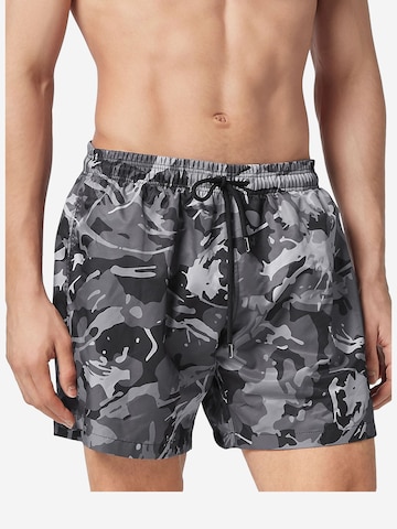 Plein Sport - Bermudas en negro: frente