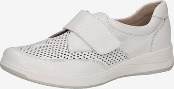 CAPRICE Classic Flats in White: front